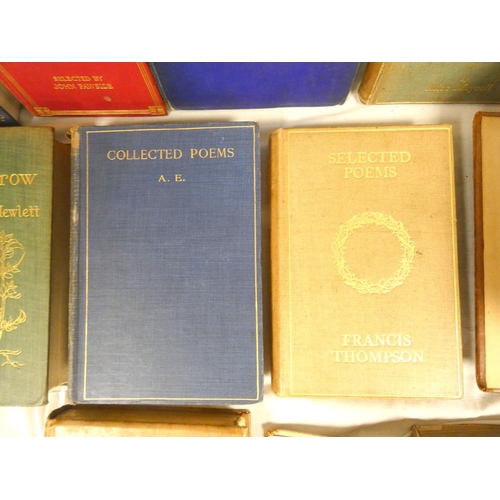 53 - Early 20th Century Poetry & Literature.&nbsp;&nbsp;19 various vols.