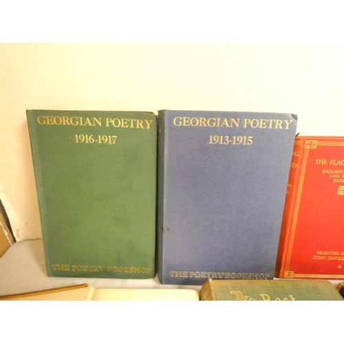 53 - Early 20th Century Poetry & Literature.&nbsp;&nbsp;19 various vols.