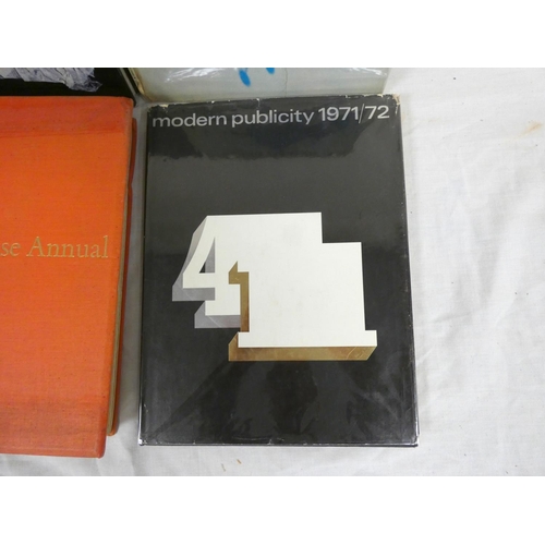 54 - Art & Design.&nbsp;&nbsp;The Penrose Annual for 1959; 3 vols. of Modern Publicity; McLuhan, The ... 