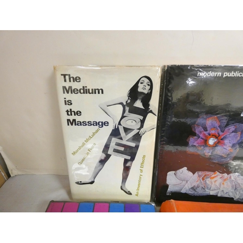 54 - Art & Design.&nbsp;&nbsp;The Penrose Annual for 1959; 3 vols. of Modern Publicity; McLuhan, The ... 