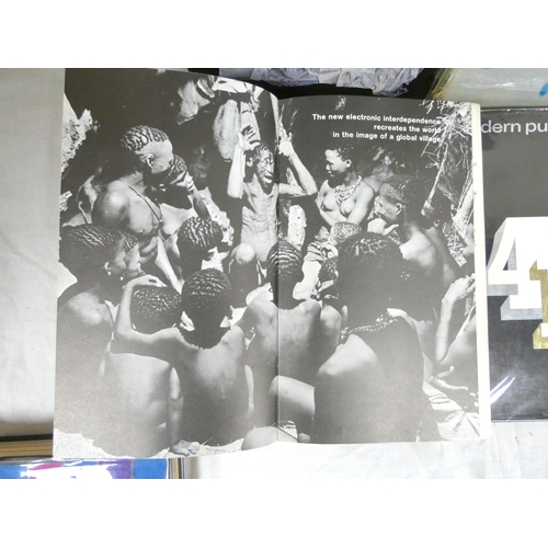 54 - Art & Design.&nbsp;&nbsp;The Penrose Annual for 1959; 3 vols. of Modern Publicity; McLuhan, The ... 