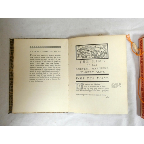 55 - COLERIDGE S. T.&nbsp;&nbsp;The Rime of the Ancyent Marinere. Ltd. ed. 222/729. Wood eng. illus. by A... 