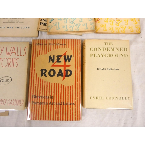 57 - GREY WALLS PRESS.&nbsp;&nbsp;A New Romantic Anthology, 1949; Grey Walls Stories, 1945 & New Road... 
