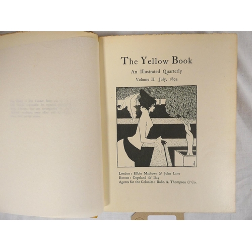 58 - THE YELLOW BOOK, An Illustrated Quarterly.  The full set of 13 vols. Illus. Small quarto. Stylish or... 