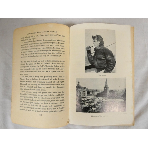 59 - SKREDE WILFRED.&nbsp;&nbsp;Across the Roof of the World, Advance Proof Copy. Map & photographic ... 