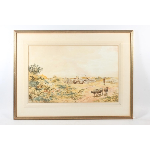 SAMUEL SAM BOUGH RSA RSW (Scottish, 1822-1878), sheep in a landscape ...