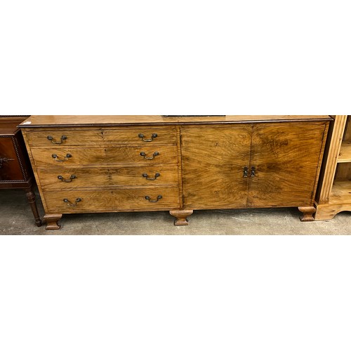 Walnut side unit