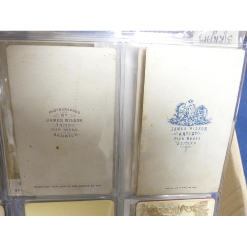 238 - Carte-de-Visite Photographs.&nbsp;&nbsp;32 various incl. topography & portrait, some by Berwick ... 