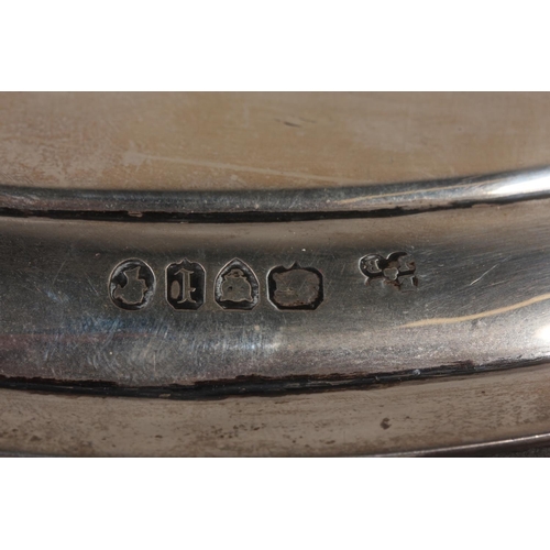 17 - Victorian silver salver with beaded border, on tripod whorl supports, Edward & John Barnard, Lon... 