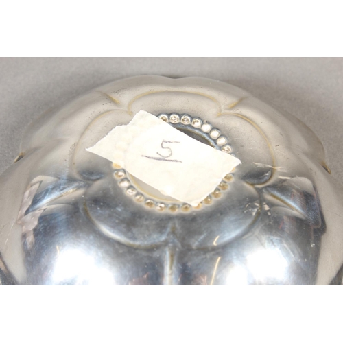 20 - Tiffany & Co sterling silver Lotus bowl of shaped form, 13cm diameter, 162g.&nbsp;&nbsp;