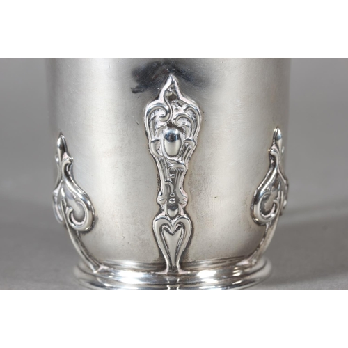 23 - Geo V silver tankard/christening mug of typical form, maker C.E, London, 1927, 183g.