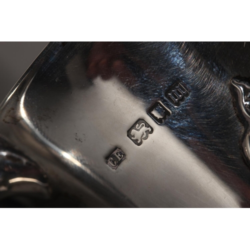 23 - Geo V silver tankard/christening mug of typical form, maker C.E, London, 1927, 183g.