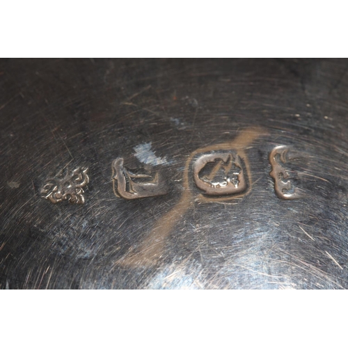 24 - Geo III silver sauce boat with gadrooned edge and raised on three shell shaped feet, Daniel Smith &a... 