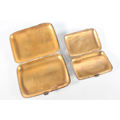 3 - Victorian silver cigarette case with heavy foliate decoration, 'Noakhali Railway March 1901' maker J... 