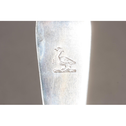 30 - Part set of five Irish silver table forks,&nbsp;Thomas Maning, Dublin, 1833, 373g.