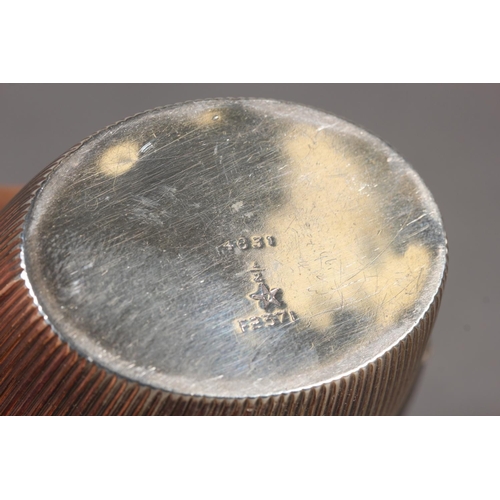 32 - Victorian silver three-piece tea service by James Dixon & Sons Ltd, Sheffield 1899, 840g gross.&... 