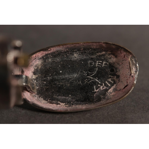 34 - Elizabeth II contemporary novelty silver vesta box in the form of a cat's head, makers marks BAC, Lo... 