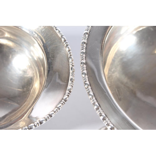 4 - Geo V silver three piece tea service comprising of teapot, sugar bowl and cream jug,&nbsp;Atkin Brot... 