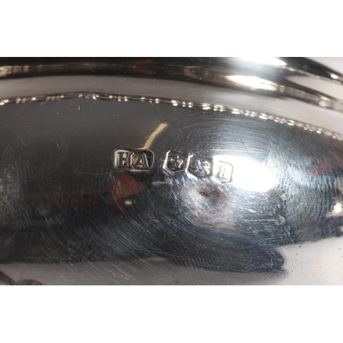 4 - Geo V silver three piece tea service comprising of teapot, sugar bowl and cream jug,&nbsp;Atkin Brot... 