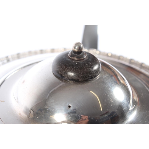 4 - Geo V silver three piece tea service comprising of teapot, sugar bowl and cream jug,&nbsp;Atkin Brot... 