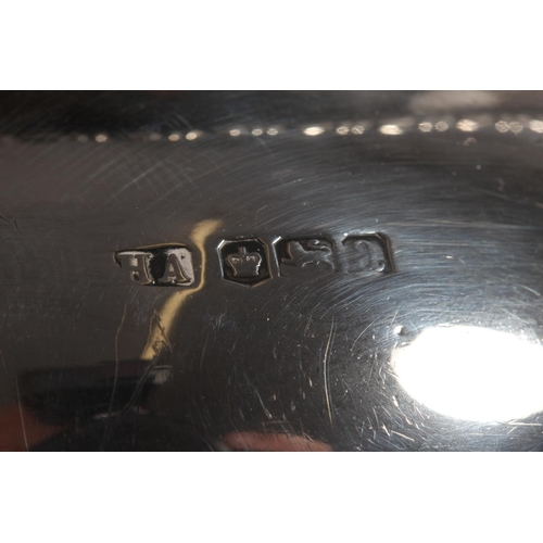 4 - Geo V silver three piece tea service comprising of teapot, sugar bowl and cream jug,&nbsp;Atkin Brot... 