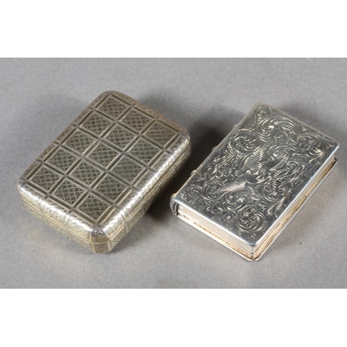 8 - William IV antique silver snuff box in the form of a book, G M Horton, London, 1836, and a Geo III s... 