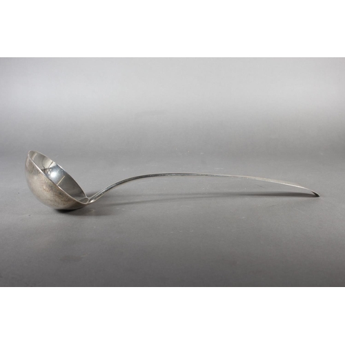 38 - Geo III Scottish silver ladle of typical form, maker AG & C, Edinburgh, 1800, 192g.