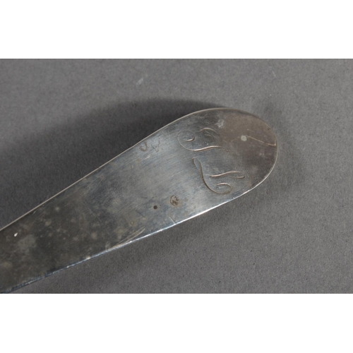 38 - Geo III Scottish silver ladle of typical form, maker AG & C, Edinburgh, 1800, 192g.
