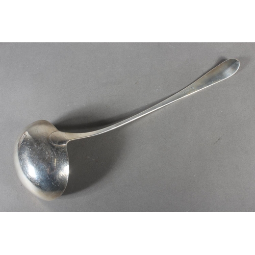 38 - Geo III Scottish silver ladle of typical form, maker AG & C, Edinburgh, 1800, 192g.