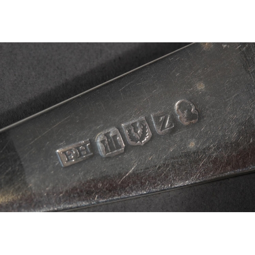 39 - Geo III set of six silver tablespoons, Francis Howden, Edinburgh, 1805, 380g.