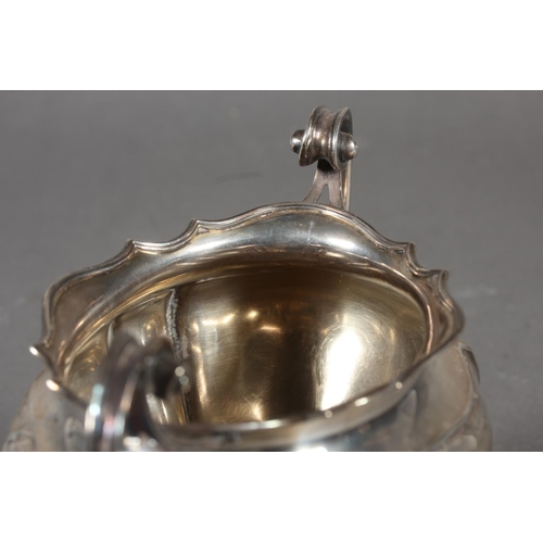 40 - Geo V silver sugar bowl with loop handles raised on whorl feet, '1st Arab Hacks, Grand Slam, 1910', ... 
