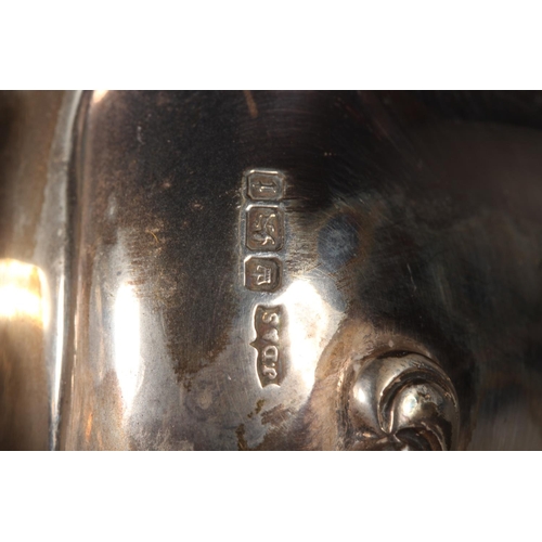 40 - Geo V silver sugar bowl with loop handles raised on whorl feet, '1st Arab Hacks, Grand Slam, 1910', ... 