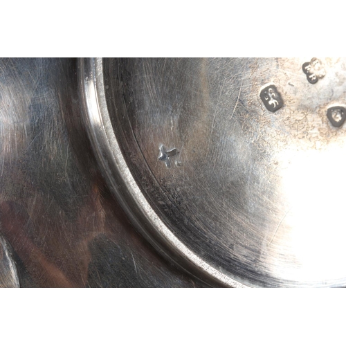 43 - Geo IV silver teapot with heavy foliate decoration and greyhound or whippet mount finial to the lid,... 