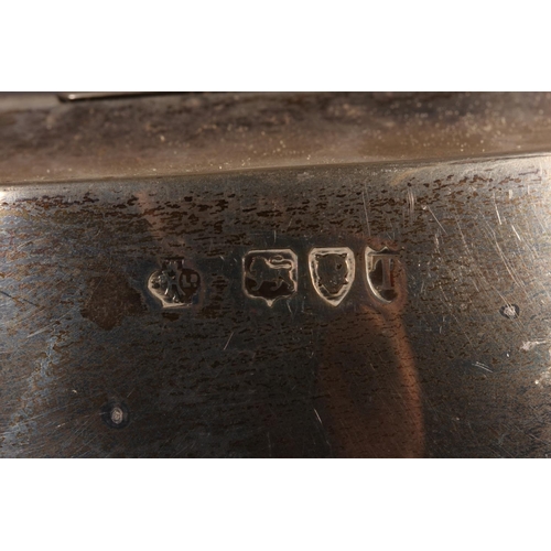 45 - Harlequin three piece silver teaset of half gadrooned form, the teapot by William Hutton & Sons ... 