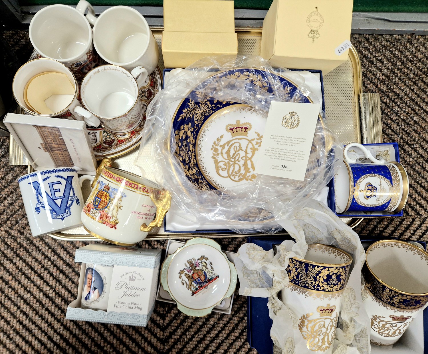 Royal commemorative ware to include limited edition Royal Collection ...