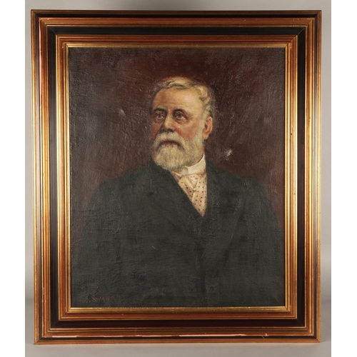 Edwin Swan (British 1872-1949)'Portrait of a Gentleman'framed oil on ...