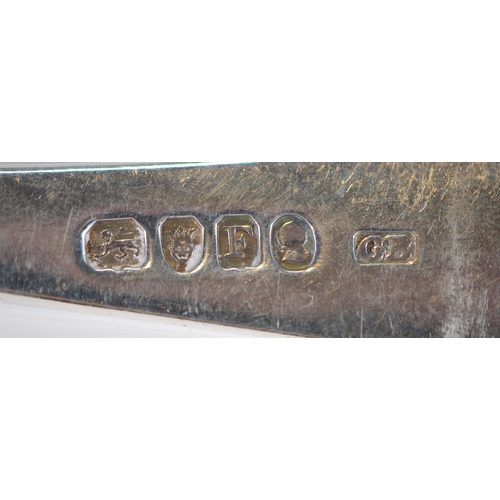 George III Scottish silver Hanoverian pattern tablespoon, monogrammed ...