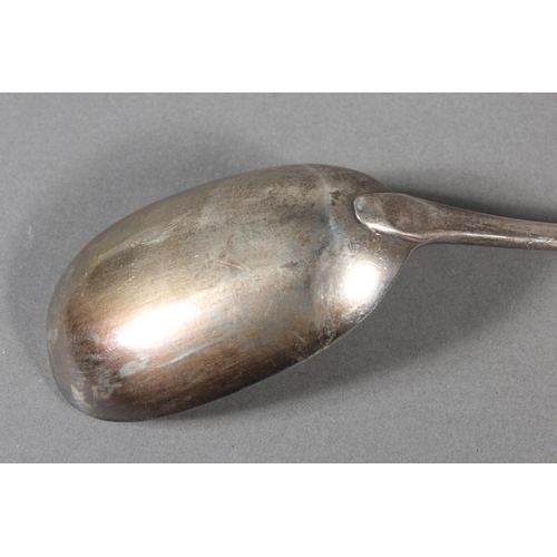 49 - Geo III silver basting spoon of typical form,&nbsp;William Eley&nbsp;I, William Fearn & William ... 
