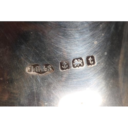 54 - Geo V silver mounted heavily cut glass claret jug, John Grinsell & Sons, Birmingham, 1918, 21cm ... 