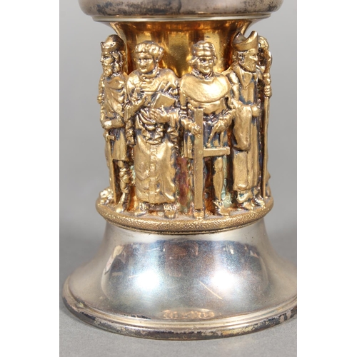 60 - Elizabeth II limited edition silver chalice commemorating the ninth centenary of Winchester Cathedra... 