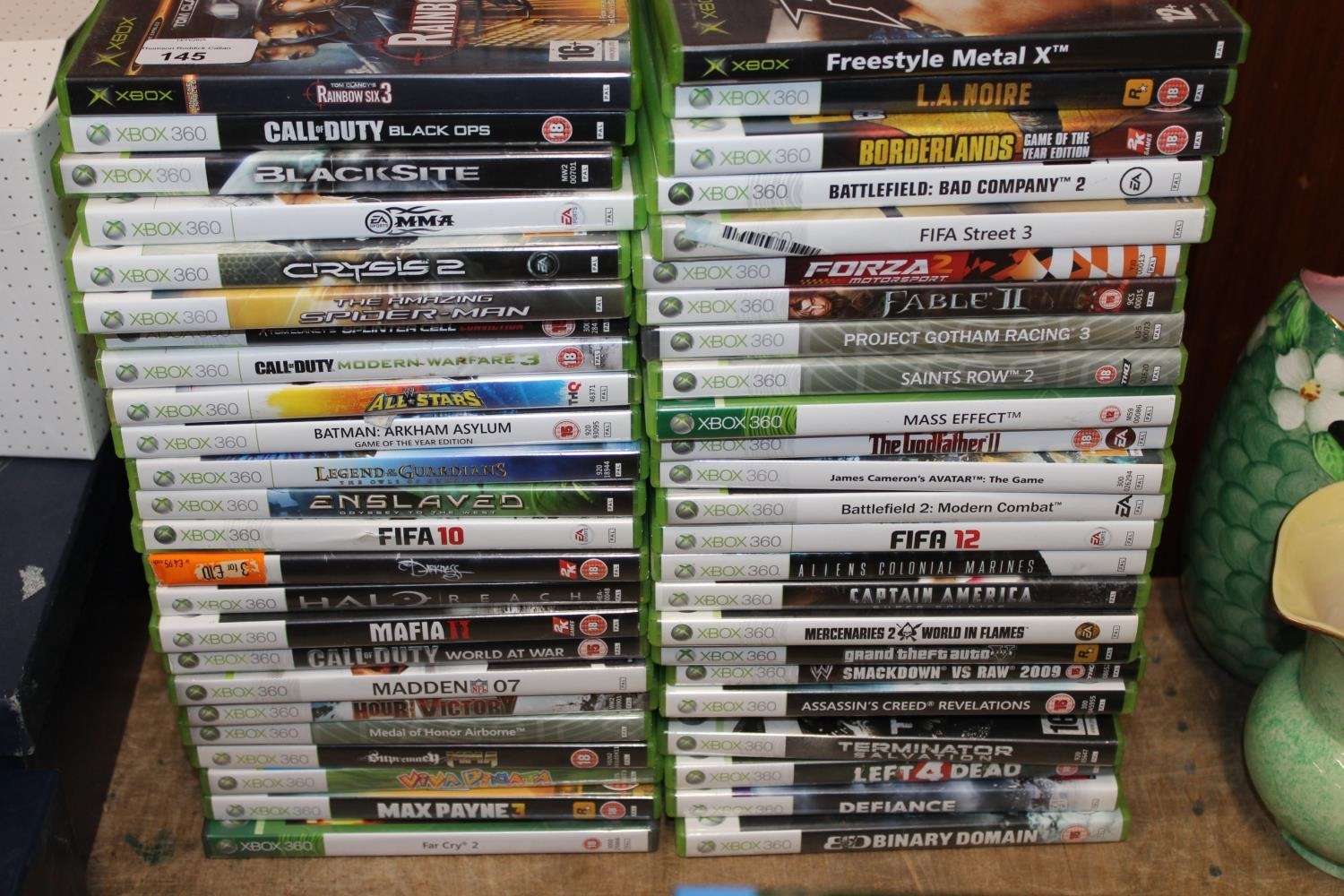 Xbox 360 games.
