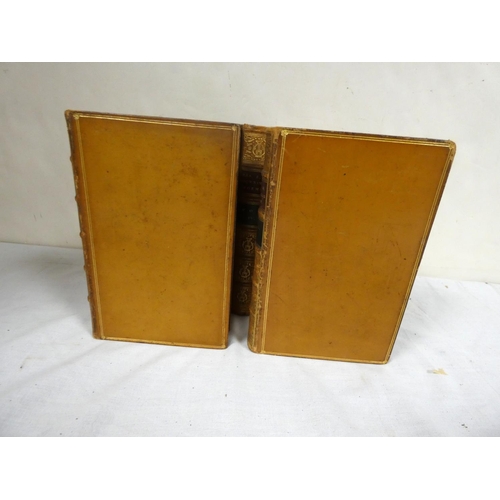 2 - BROWNING ELIZABETH BARRETT.&nbsp;&nbsp;Poetical Works. 5 vols. Eng. frontis. 12mo. Calf, gilt back, ... 
