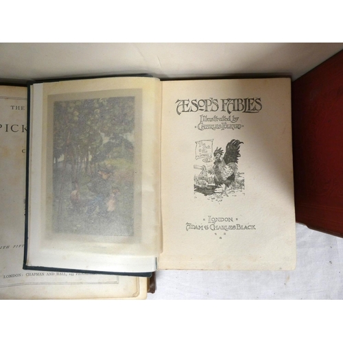 3 - BURNS ROBERT.&nbsp;&nbsp;The Works. 4 vols. Eng. port. frontis. 24mo. Well worn calf. 1821; also Poe... 