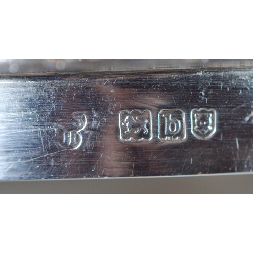 47 - Late 19th century silver replica of a 17th century candle cup and cover of typical style, with boldl... 