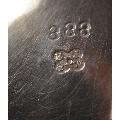 54 - Victorian silver cream jug, embossed with flowerheads and scrolls, monogrammed to the oval cartouche... 