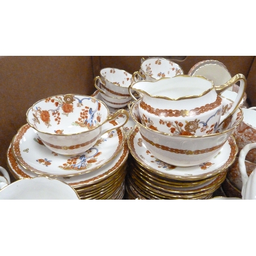 1 - Two cartons containing part tea sets to include Standard, Edwardian-style, and others.