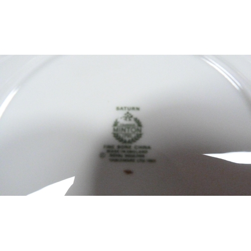 2 - Carton containing Minton 'Saturn' pattern part tea and dinner set.