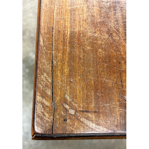 361 - George III mahogany kneehole desk, fitted drawer over freeze drawer, with three drawers either side,... 