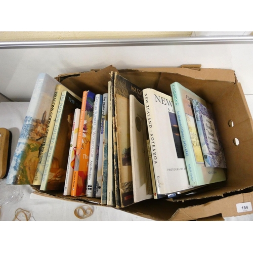 Large box of art reference books.