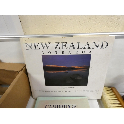Large box of art reference books.